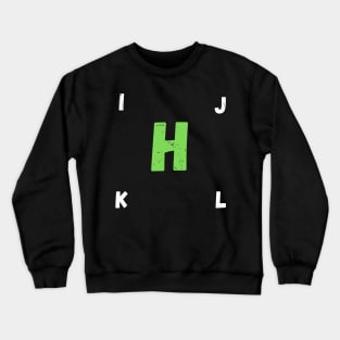 letter H Crewneck Sweatshirt